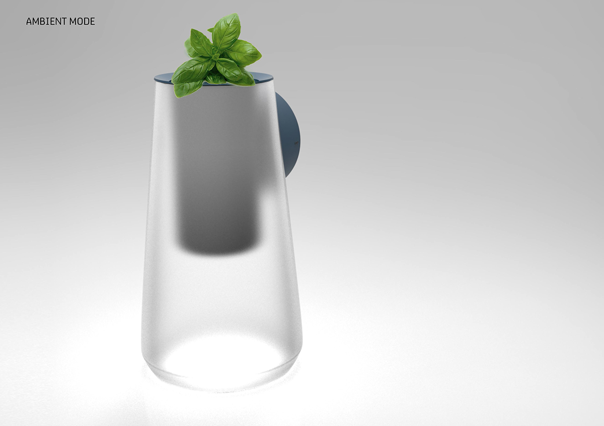 Lamp light interactive plants task Ambient muji portable milan