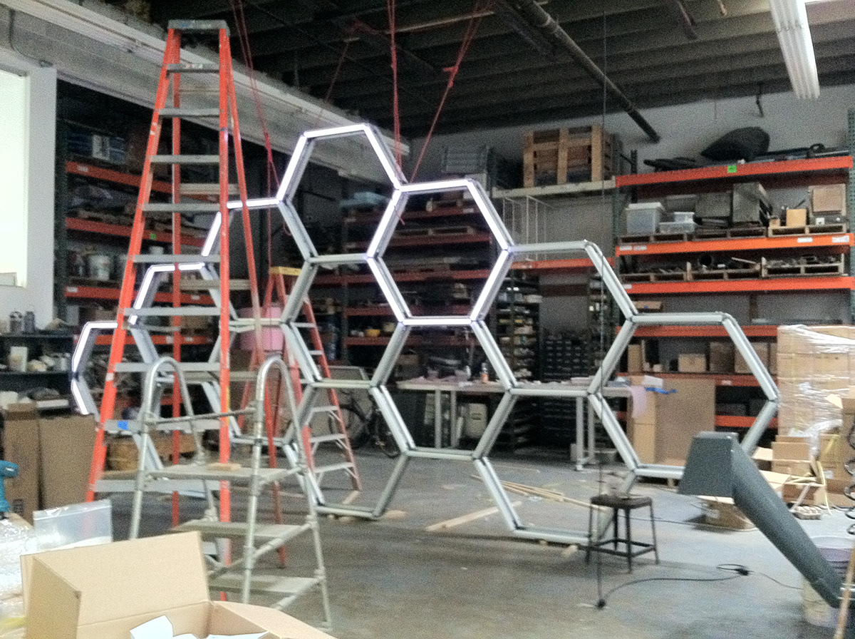 Leo Villareal MTA public art Lighting Design  paralleldevelopment light engineering beehive hive