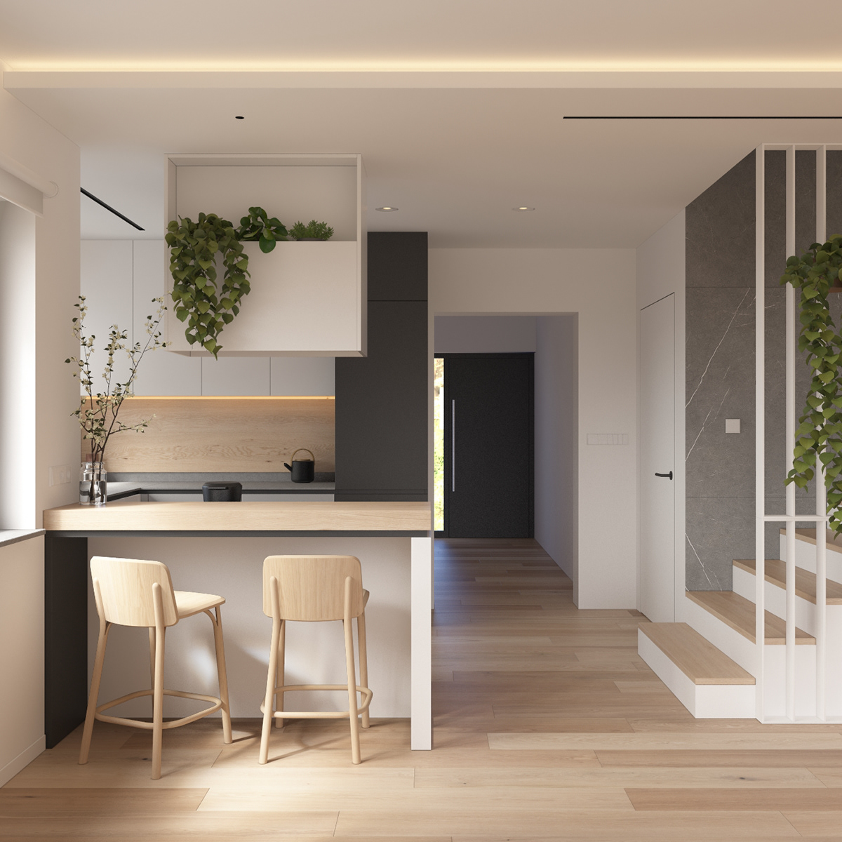IN THE FOREST" Modern Apartment | interior design on Behance