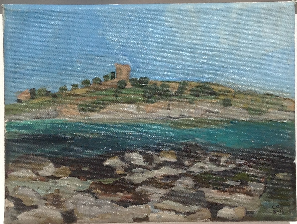 Landscape sea Nature portrait Greece impressionism agriculture rural Island porto heli spetses