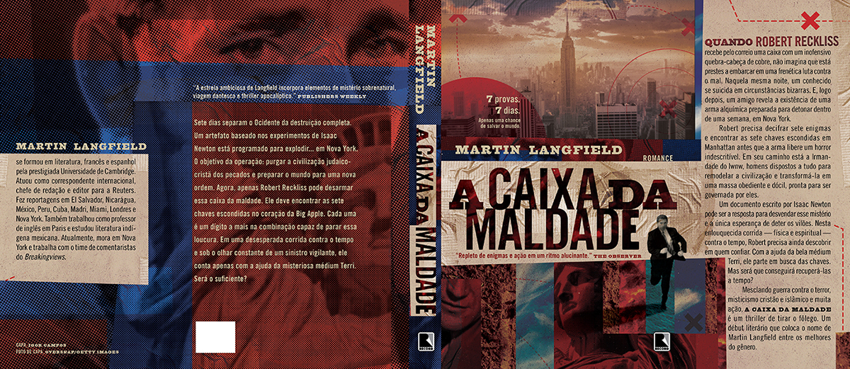 book  cover book cover thriller adventure modern New York malice box malice lettering type montage cut