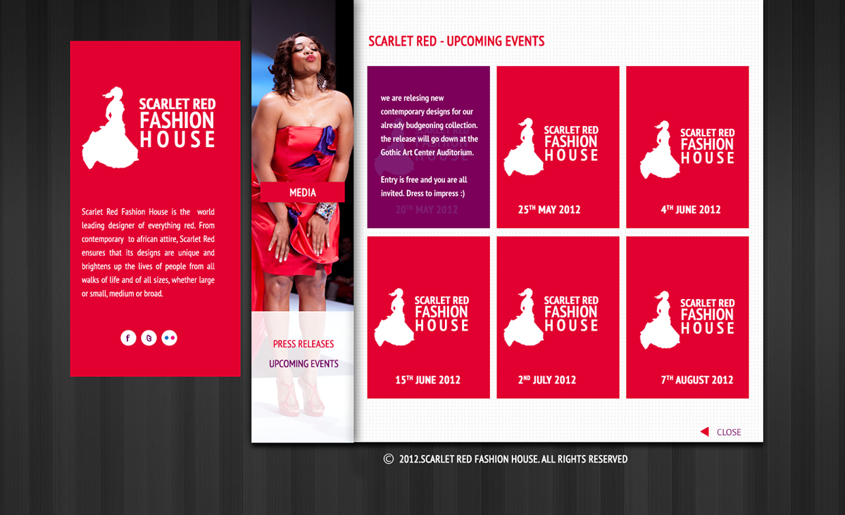 Fashion Website Design web design mashup web template customization Nelson Sakwa jquery css3 html5