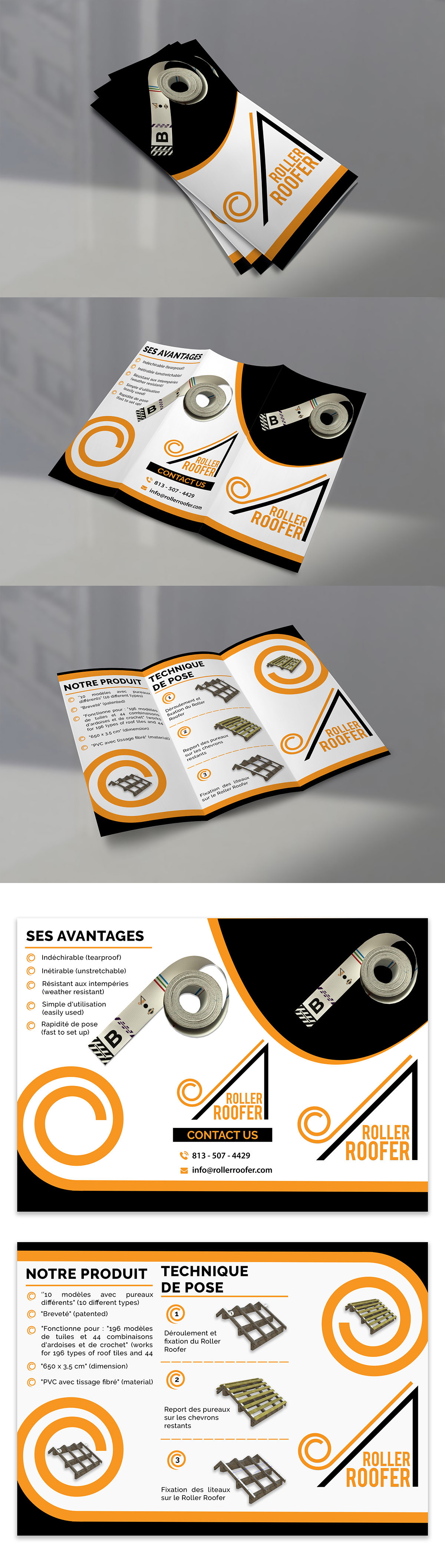 A4 3-fold brochure on Behance