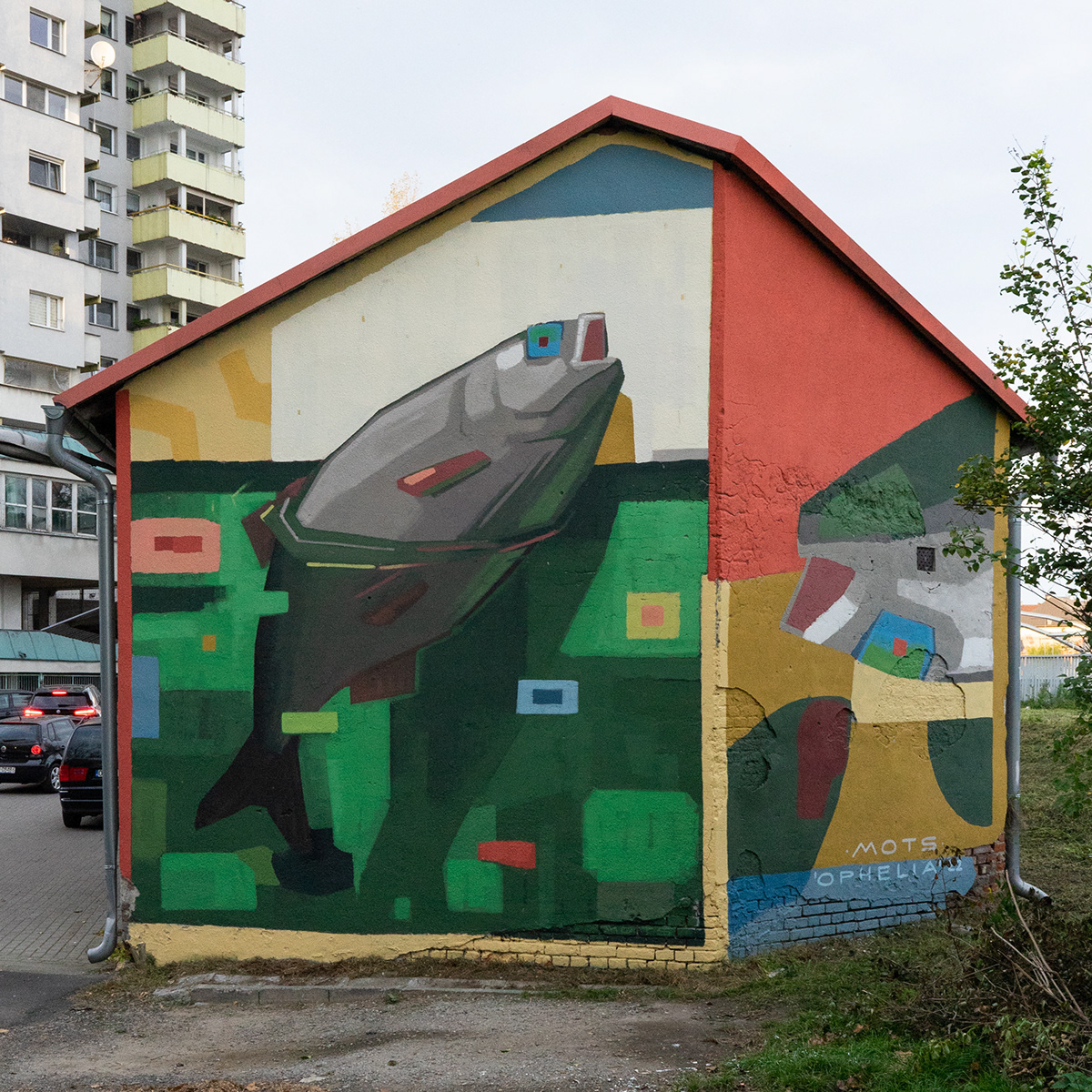 hamlet Mural ophelia opole polska Street Art  street art poland urban art wall design wall painting