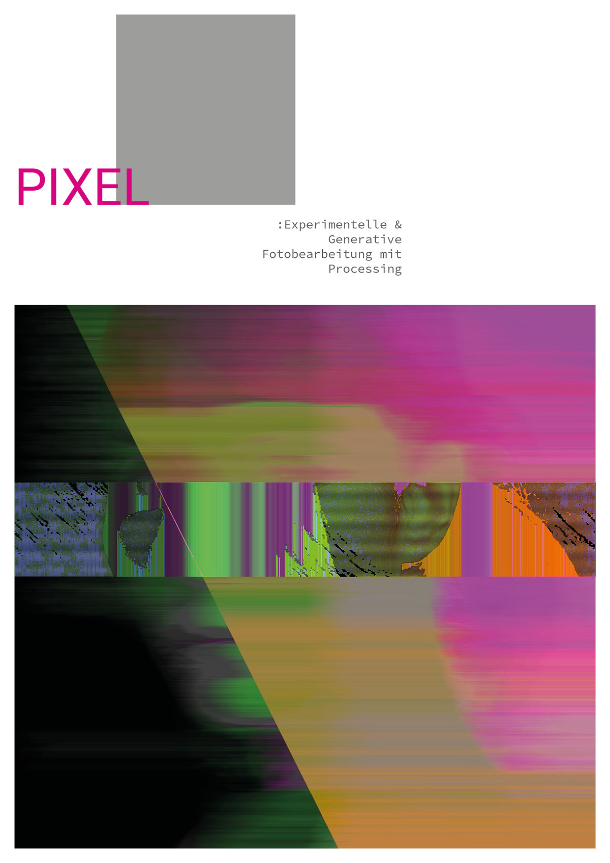 processing InDesign Picture filter generative code experimental pixel