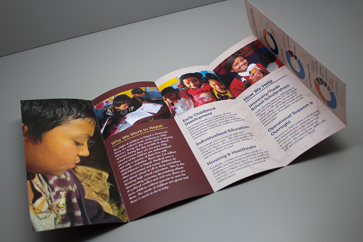 brochure charity child sponsorship nepal