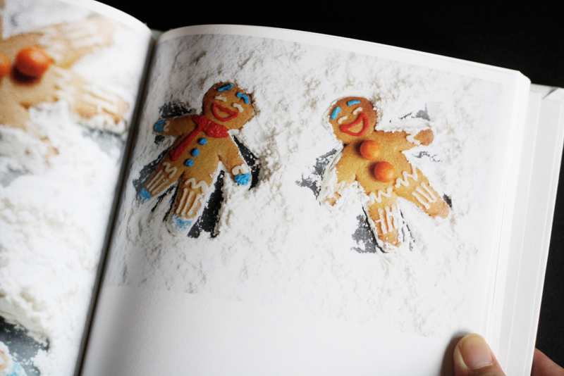 Food  play recipe guide book cute personal baking cupcakes gingerbread man macaroons scones pretty whimsical book handmade