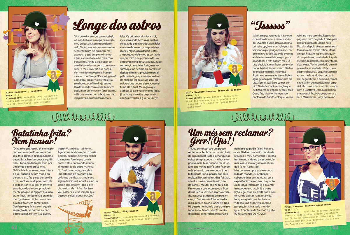design editorial design gráfico Teen Magazine teen atrevida robson novaes tipografia demi lovato Jonas Brothers