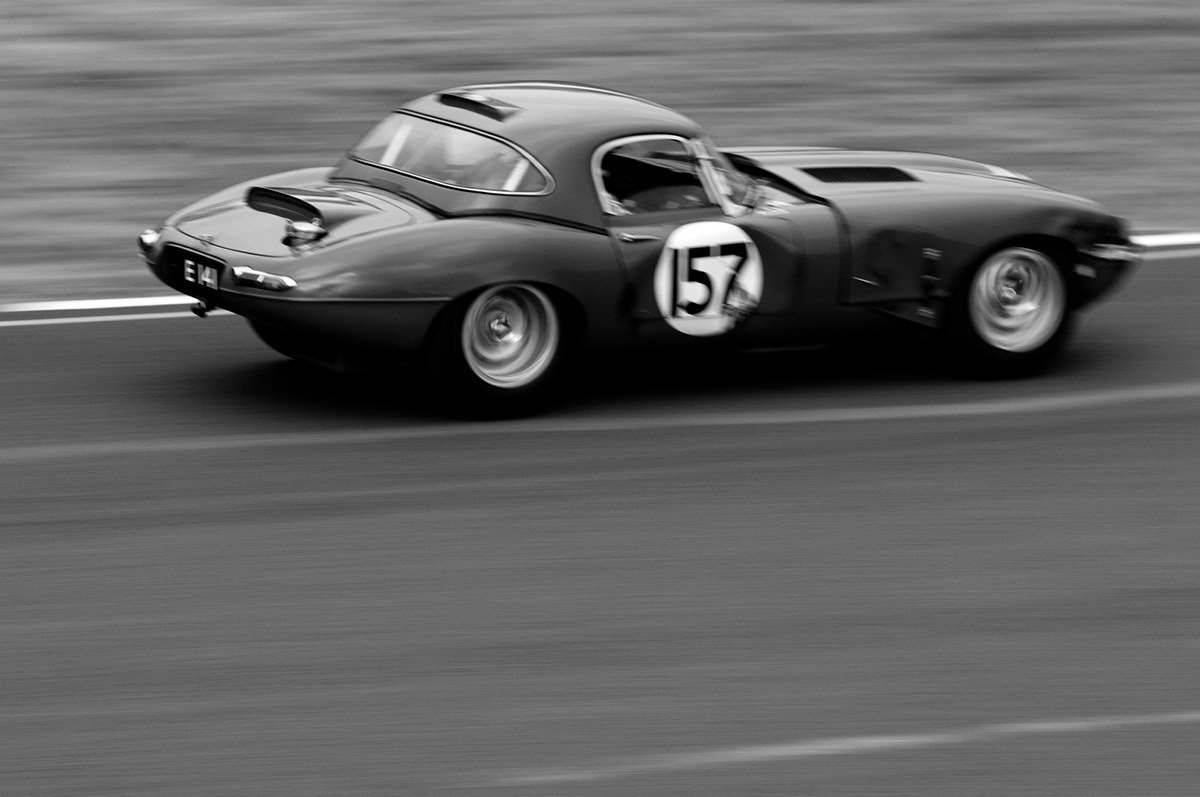 goodwood revival race black and white Motor racing Racing