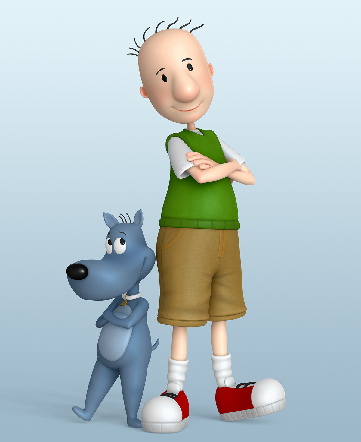 3D Character cartoon Zbrush modeling doug Costelinha porkchop