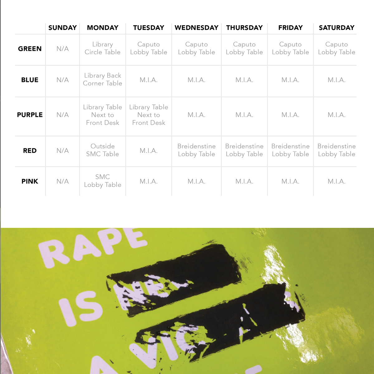 Sexual Assult college campus University Case Study awareness social campaign social awareness sexual violence posters series