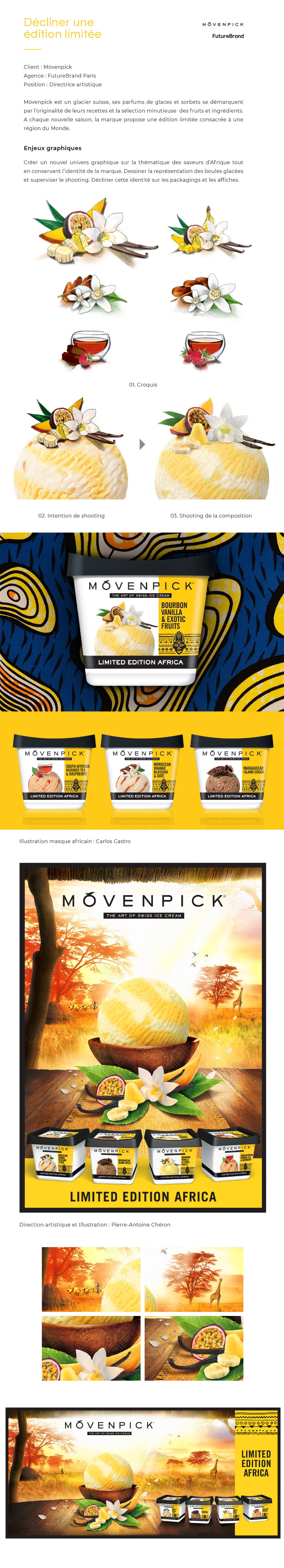 africa ArtDirection branding  colors Drawing  icecream natural Packaging shooting yellow