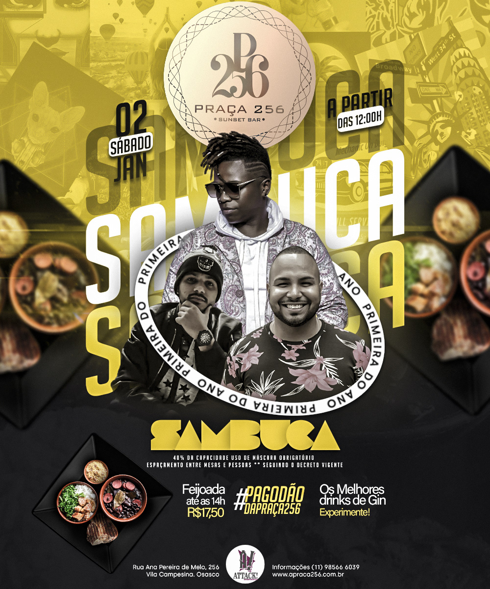 banner Feijoada flyer Samba Stories