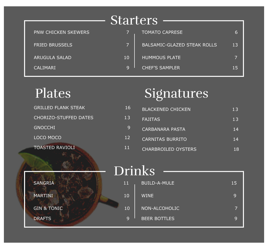 daily ui DailyUI Food  Foodanddrink menu menus restaurant UI ui design user interface