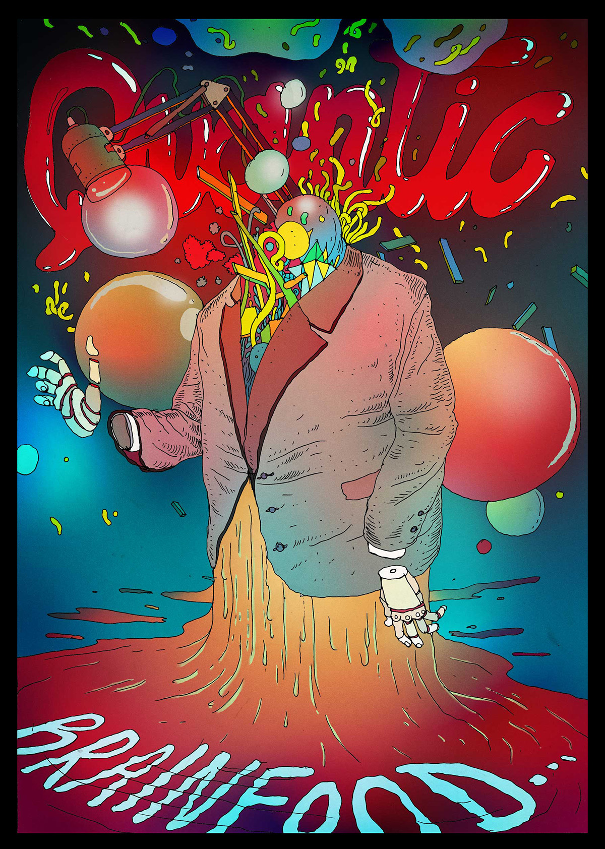 Philip K. Dick videogame French Indie game psychedelic surreal world mind Darjeeling arte Nova ilustracion dibujo olivier bonhomme science fiction