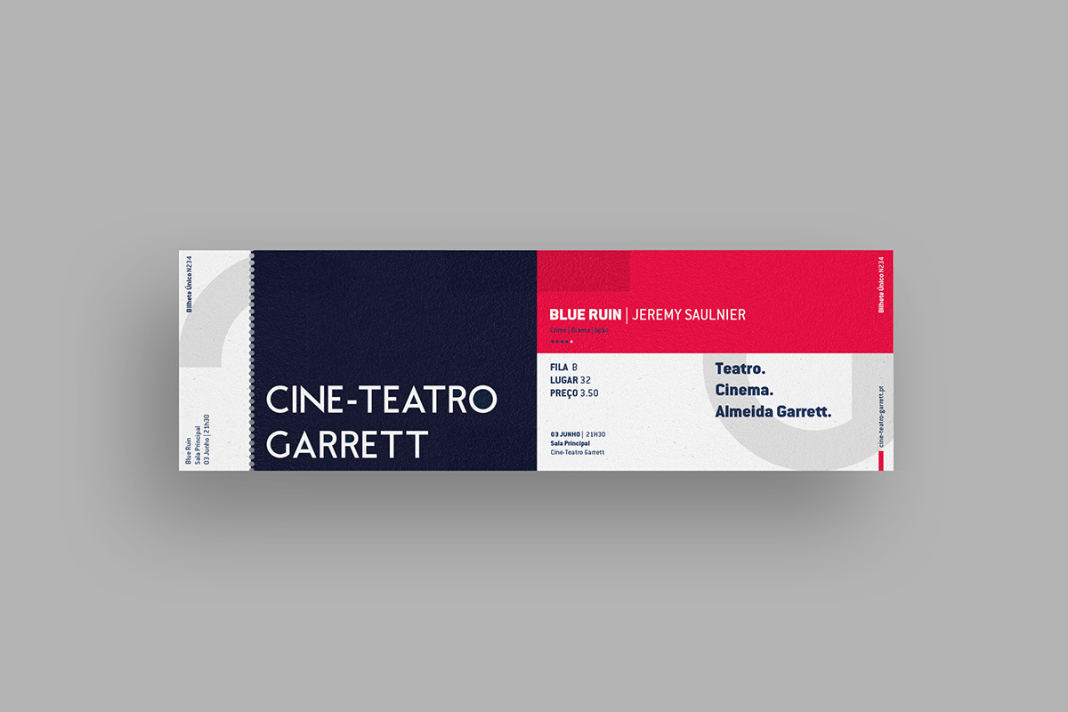 maan brand Portugal cine-teatro Cinema teatro almeida garrett print porto festival design