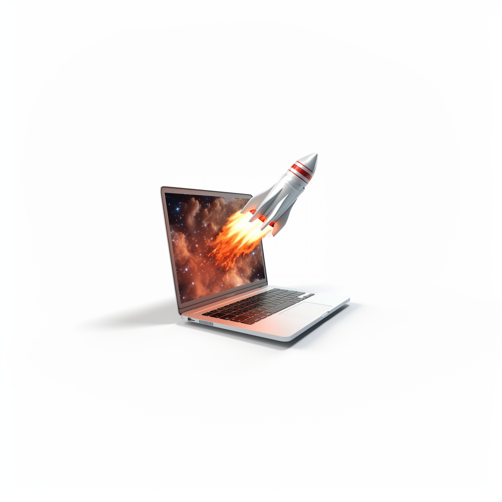 hosting Laptop concept design ai artificial intelligence midjourney Graphic Designer Advertising 