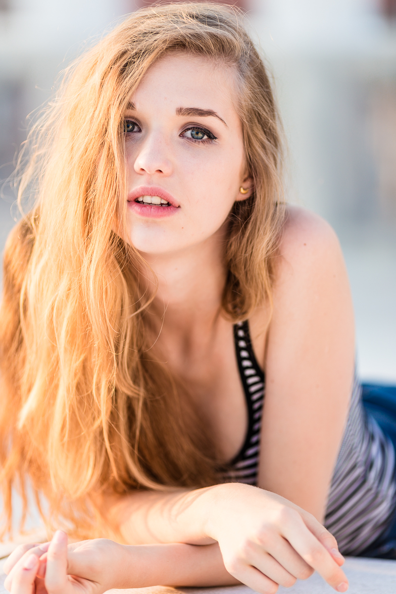 golden hour girl blonde awesome Beautiful Young Italy italian Marco leone deepboy portrait sunset natural sweet