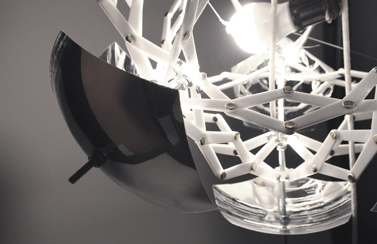 light light fixture Fracture design product Consumer conceptual