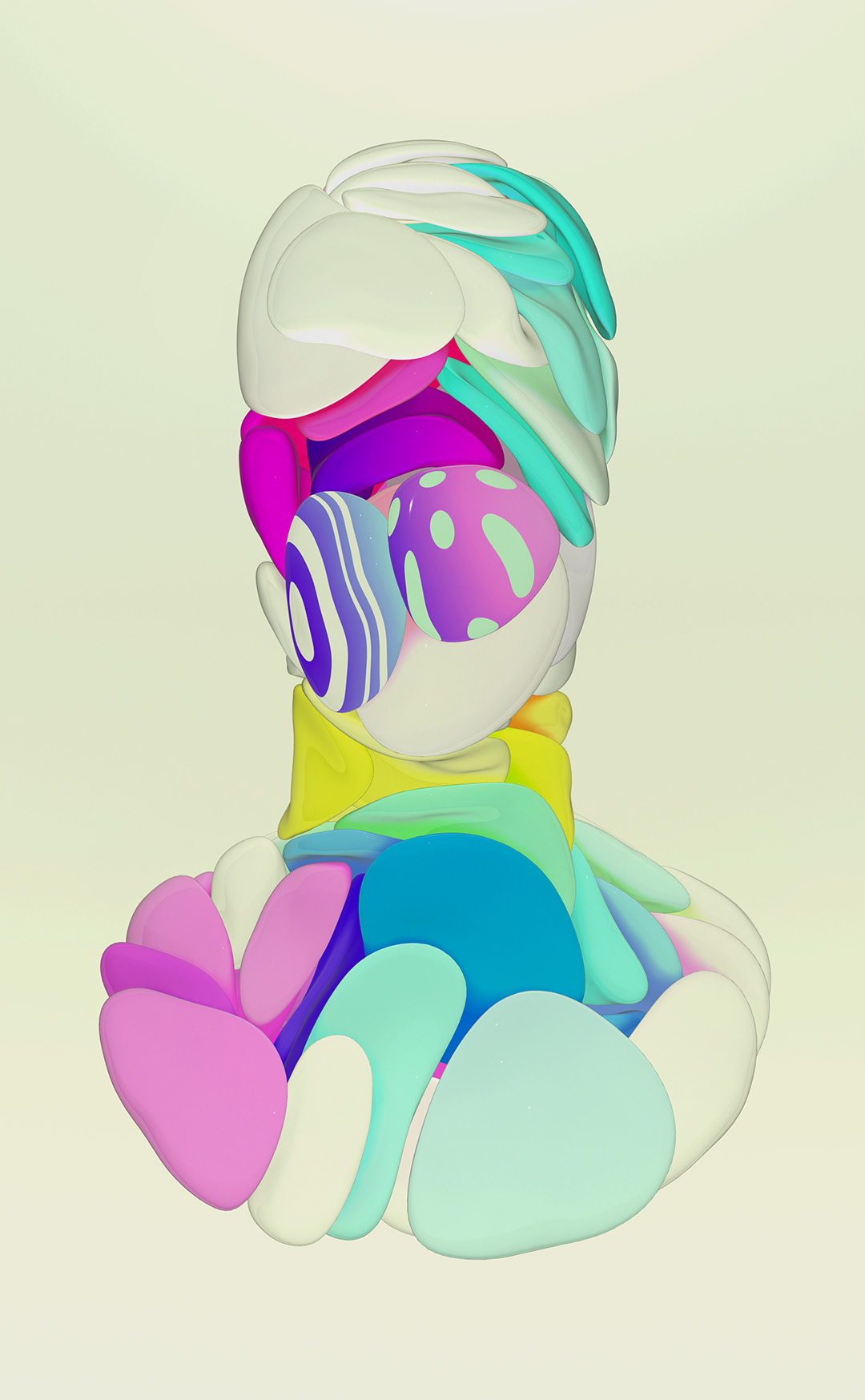 3D abstract animation  CGI colorful Digital Art  houdini ILLUSTRATION  Render simulation