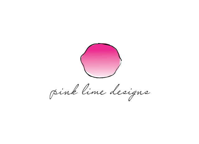 pink lime designs pink lime Business Cards logo Website