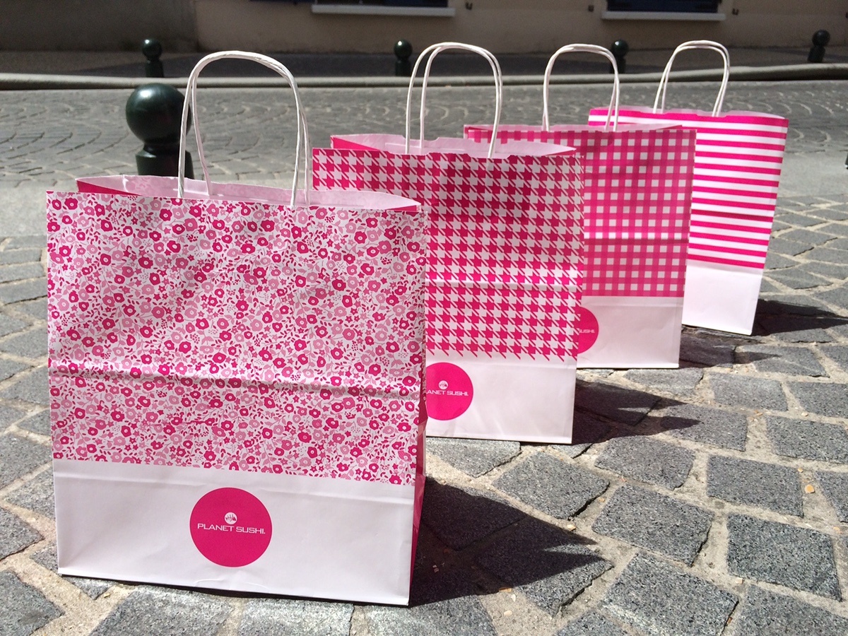 sac bags Sushi planet pink rose girl edition limitée summer Collection