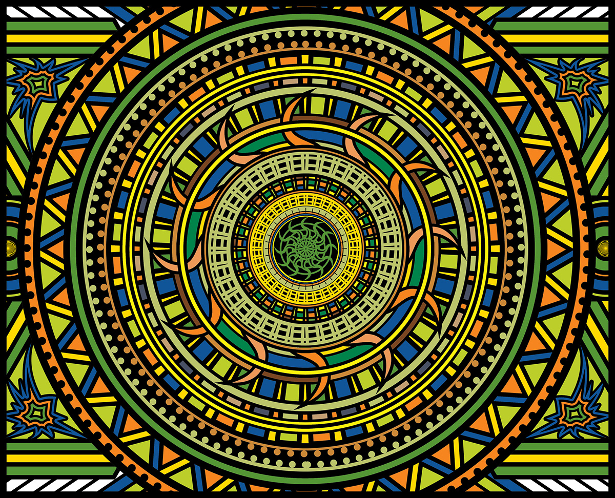 Mandala  Illustration digital