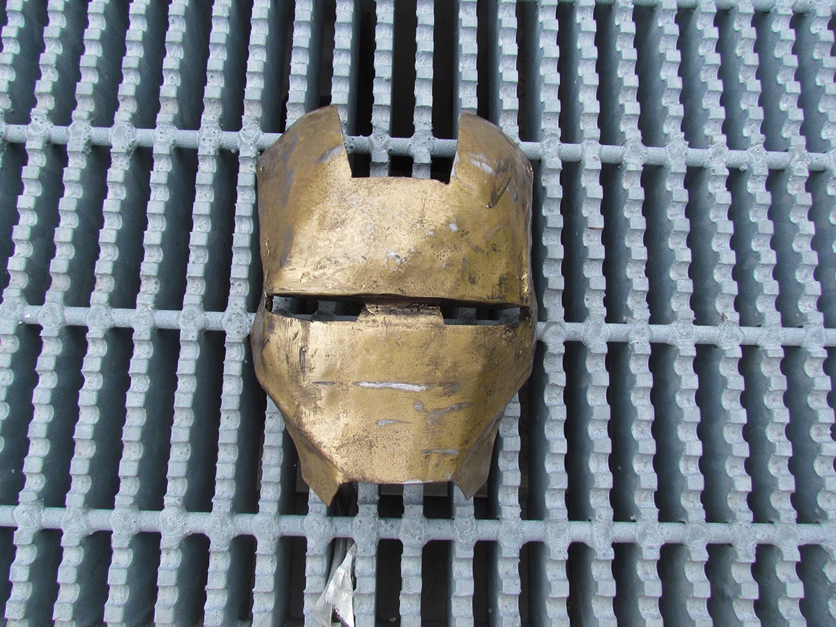 iron man Avengers metal Metalworking forge forging mask Armor Armour prop Prop Design costume