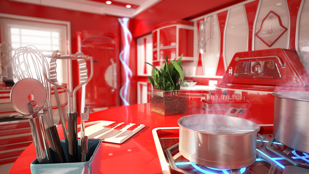 3ds max vray kitchen 3d Visualisation 3D Modelling the beatles