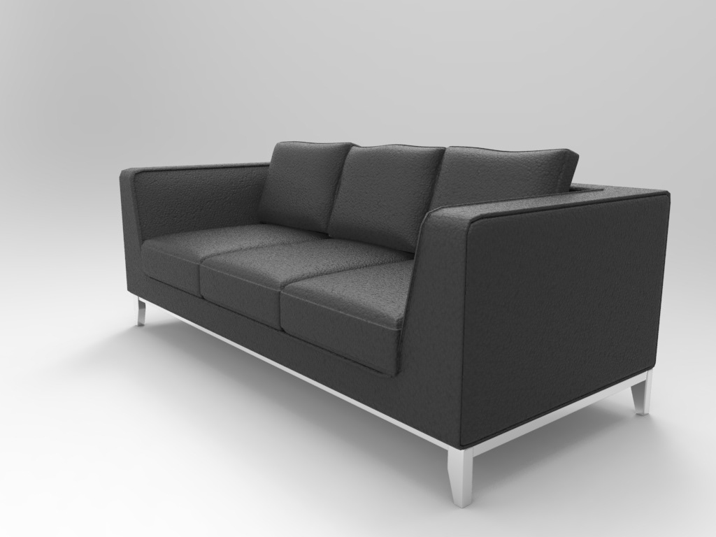 sofa 3D Render rendering model design modeling Maya keyshot