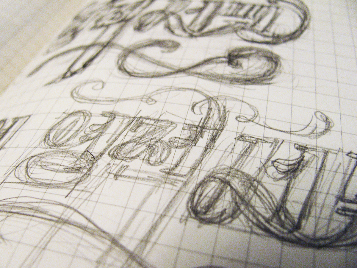 illustrated typography HAND LETTERING Hand Typography