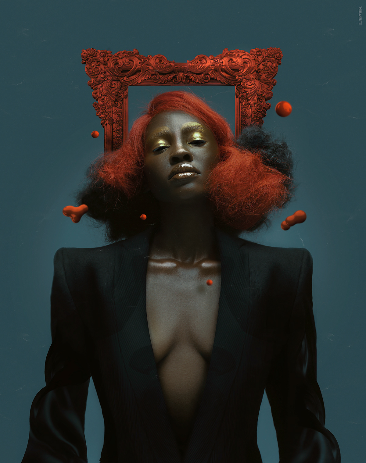 african black crimson elegance Fashion  hair luxury melanin nigerian red
