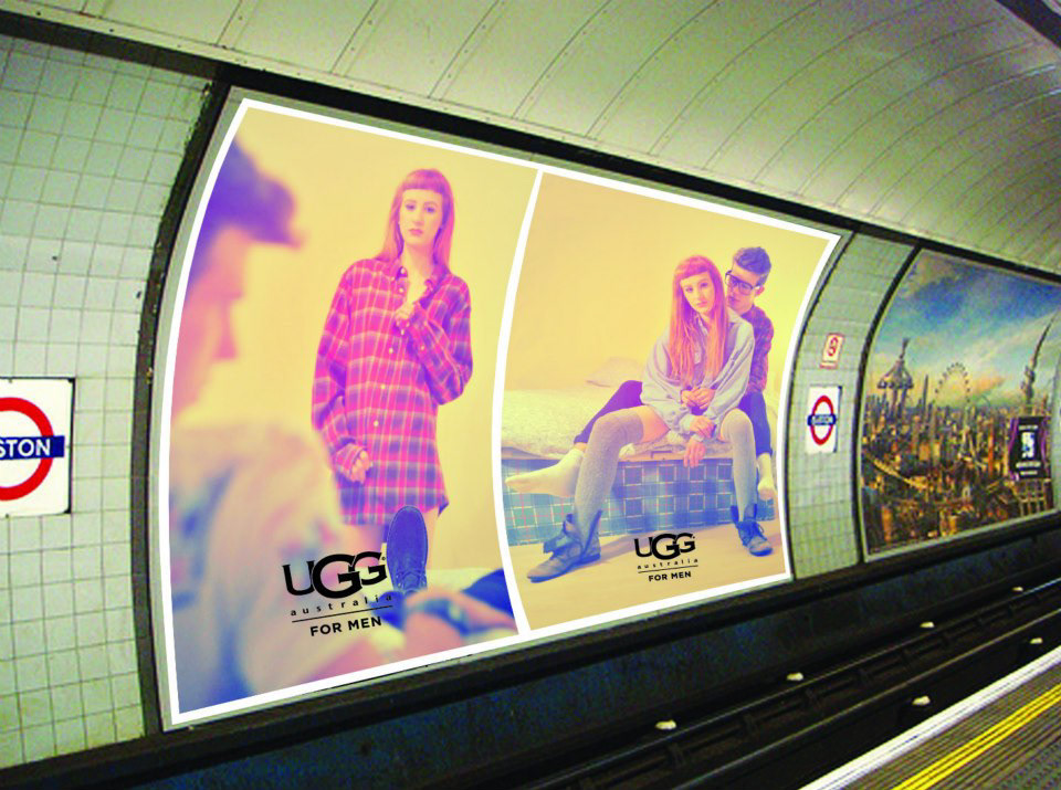 Ugg Australia boots photo filter sell advert advertisement image model pose sex appeal sex appeal sexy