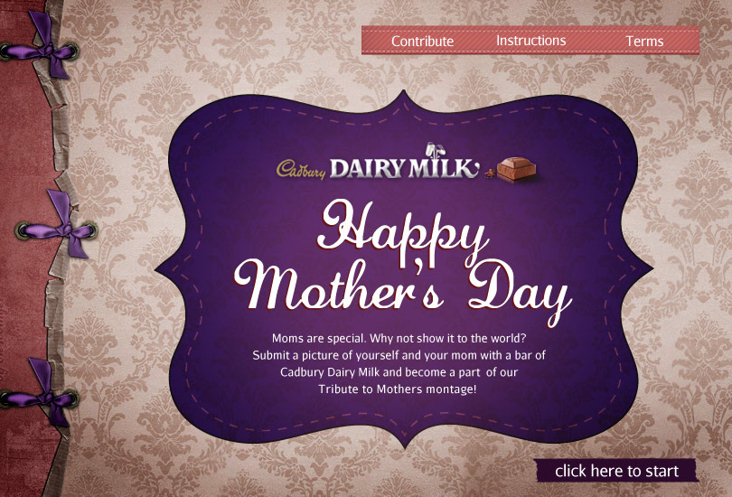 Mother's Day mother app Cadbury facebook app