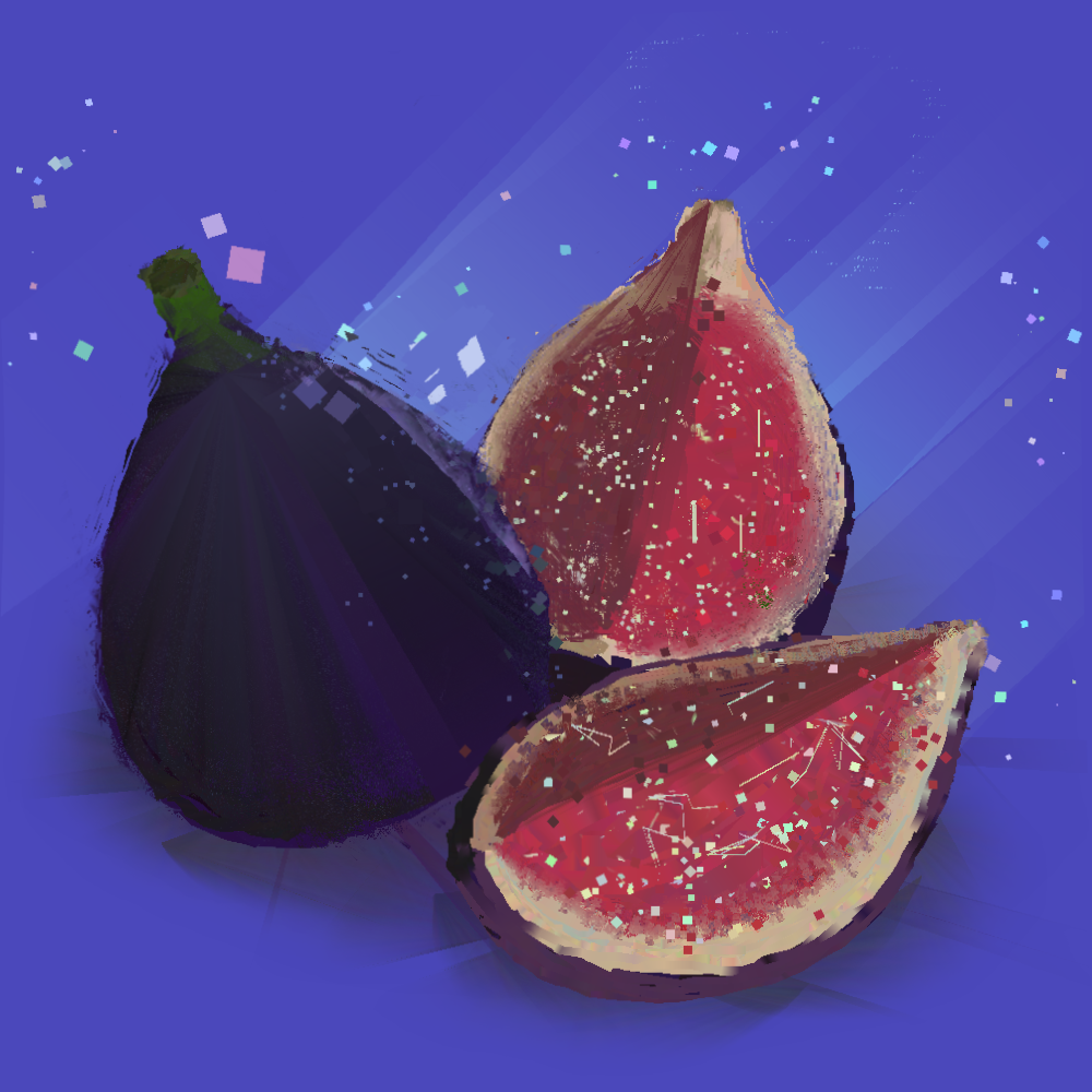 digital illustration digitalart digitalpainting Drawing  Food  Fruit Heavypaint painting  