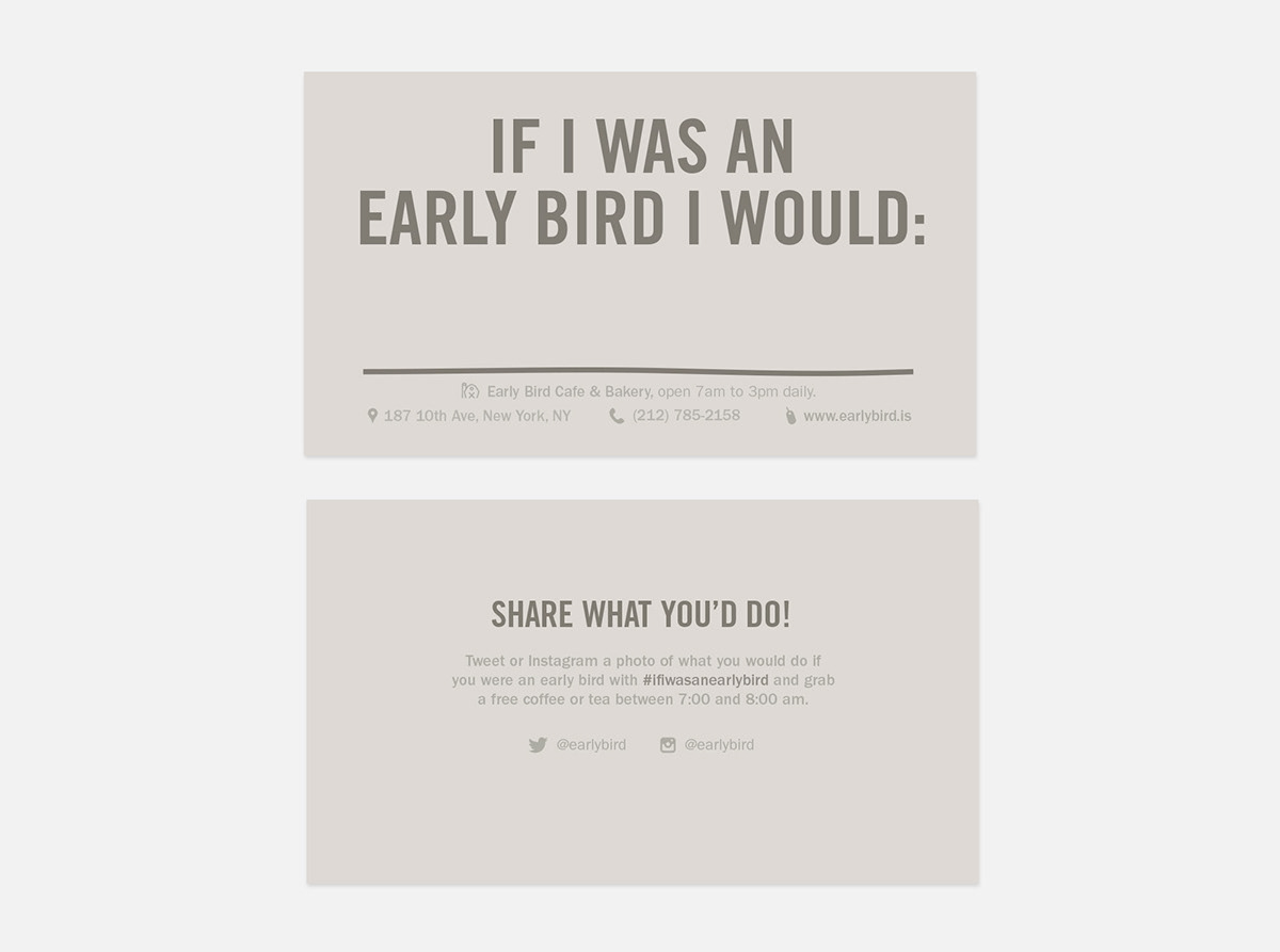 Website poster design business card punch card