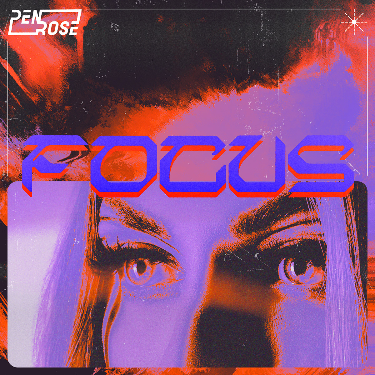 00s aesthetic 90s aesthetic Cover Art Dance music Focus graphic design  music design penrose pop music Texture Design