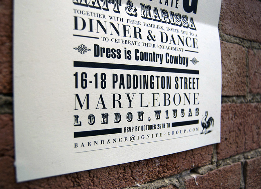 wedding Invitation letterpress type Stevestock fonts invite ellomate Blushpublishing Saunders Circus Beautiful