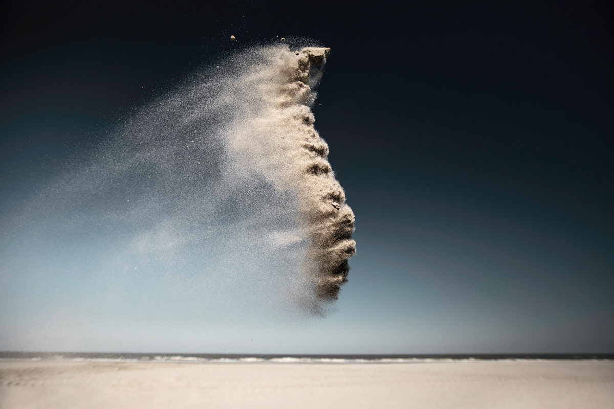 floating SKY air sand creatures beach gravity Nature Holland dutch