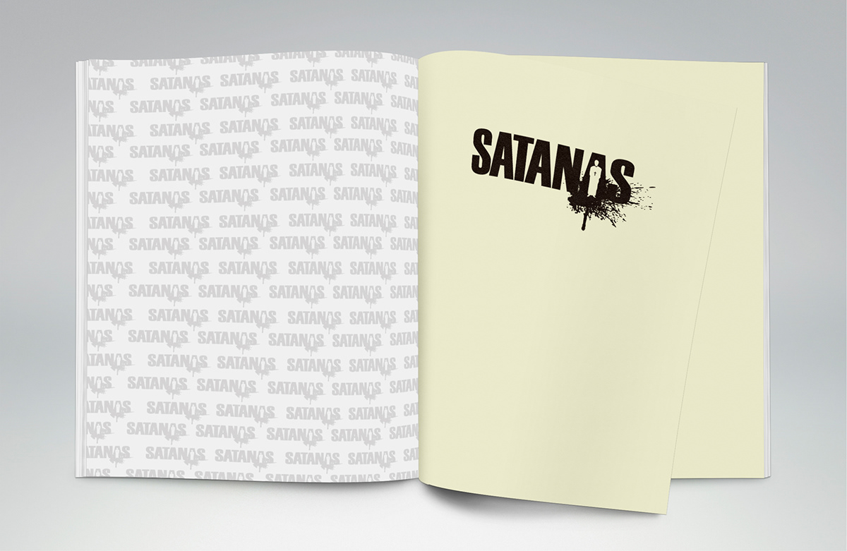 editorial Diseño editorial Obra literaria Satanás   Diagramación de Libro