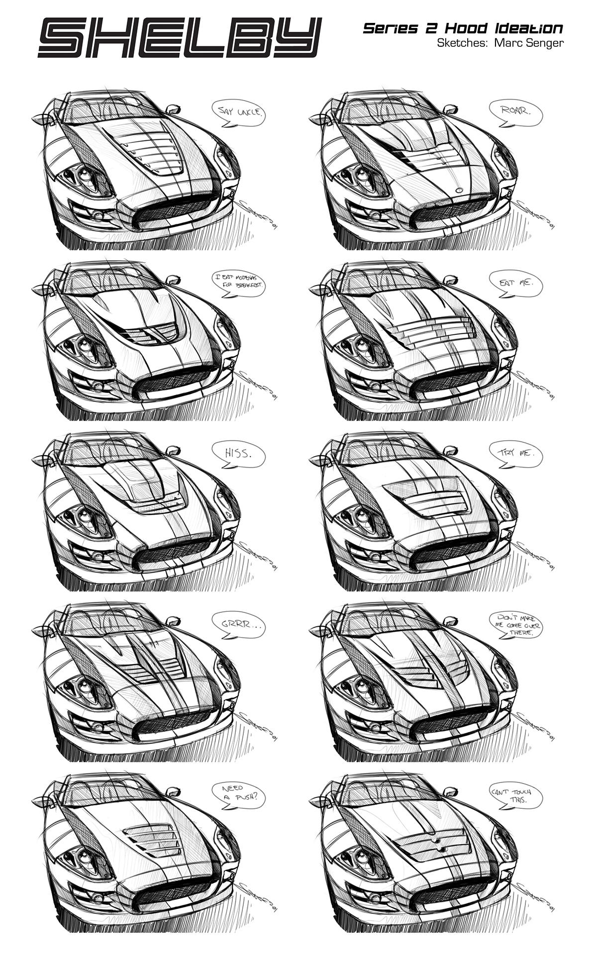 Alias studiotools sketch digital wacom Renderings Cars concepts