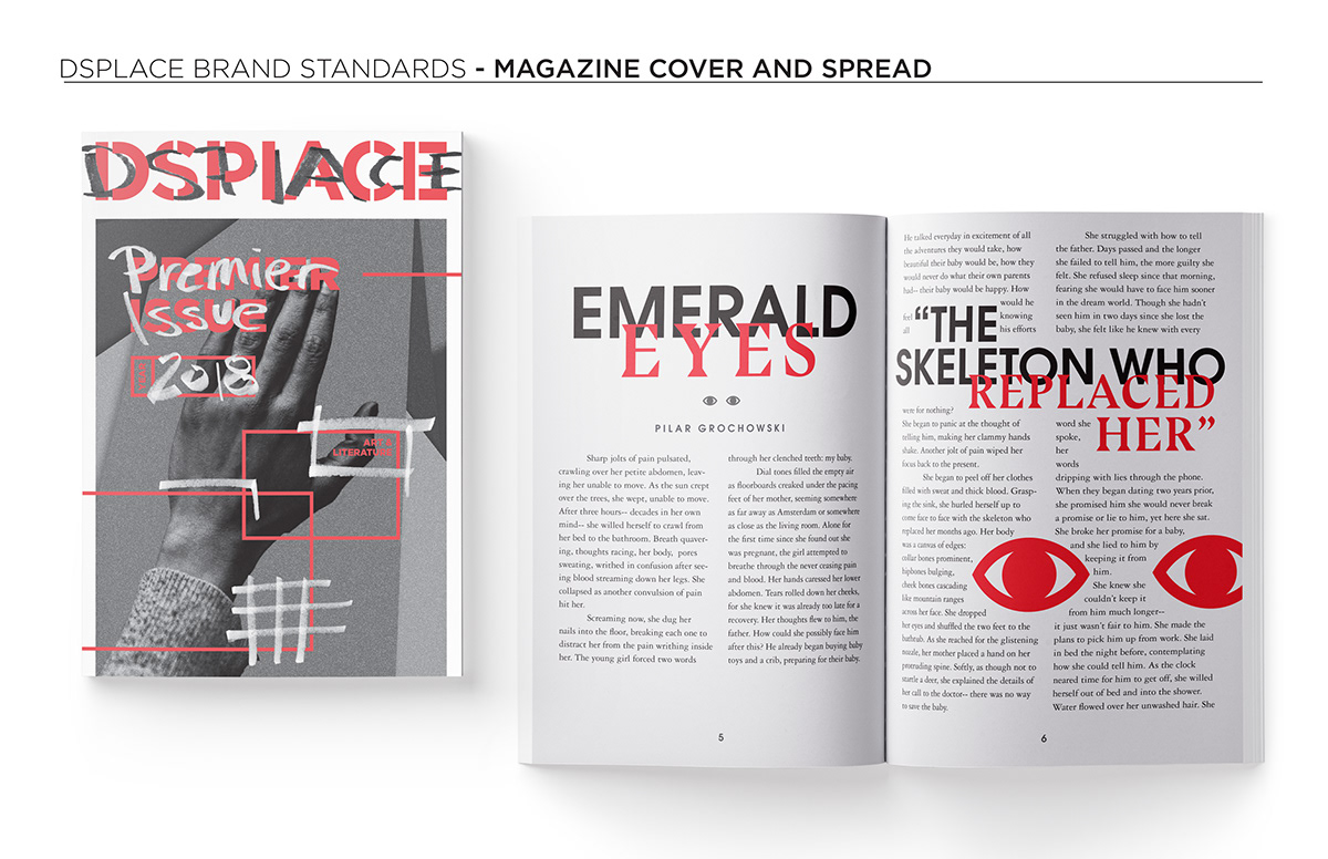 magazine spreads branding  ILLUSTRATION  Zine  design Layout