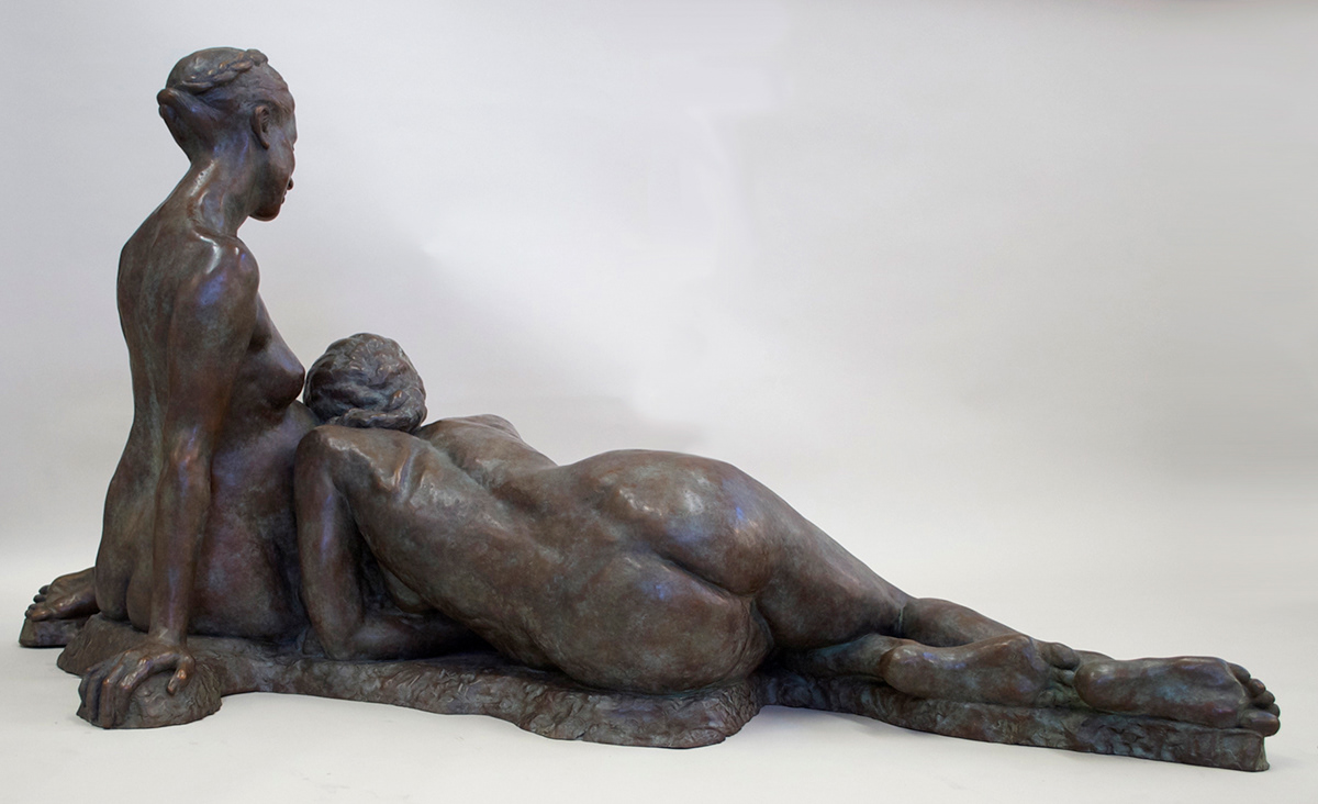 sculpture bronze figurative realist spiritual