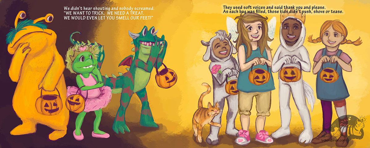 childrens book monsters Halloween Candy