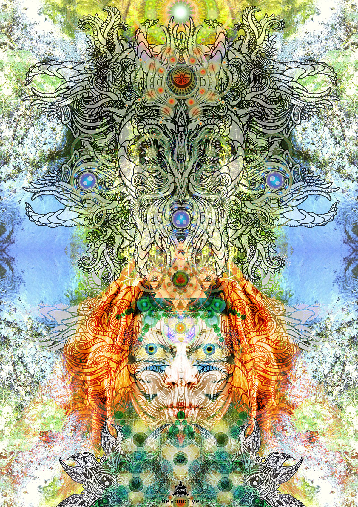 psychedelic visionary art neo tribal