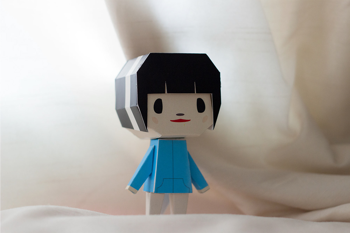 paper toys redesign mini me