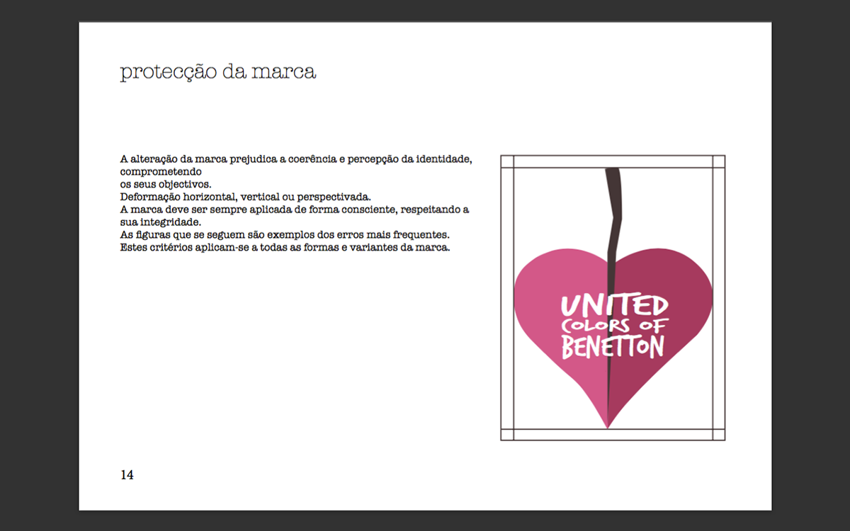benetton graphic design logo recriation