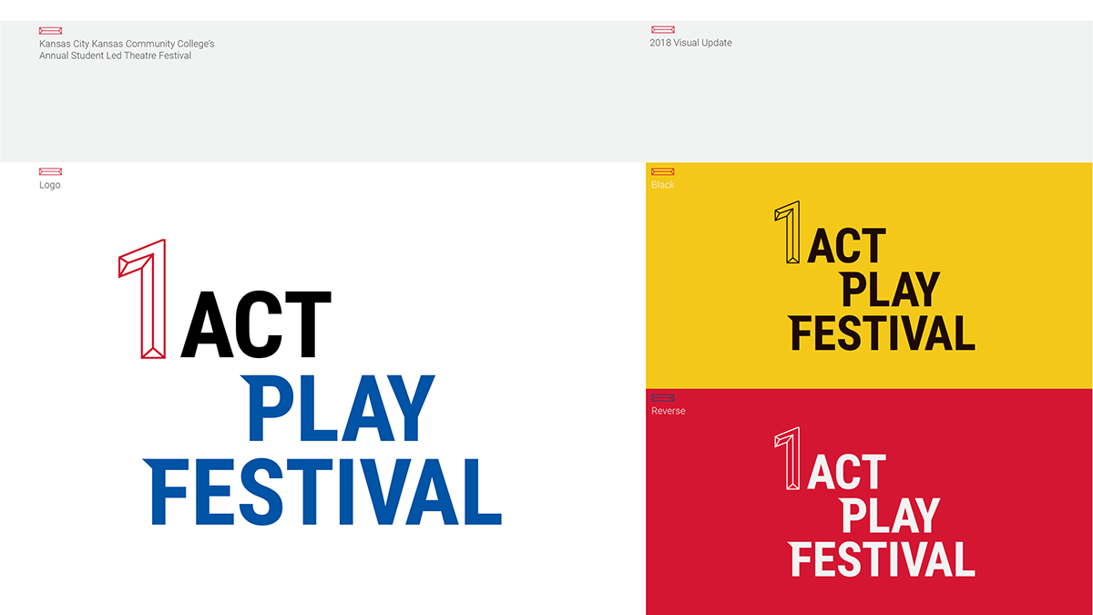 Adobe Portfolio design festival Theatre Program tickets play act