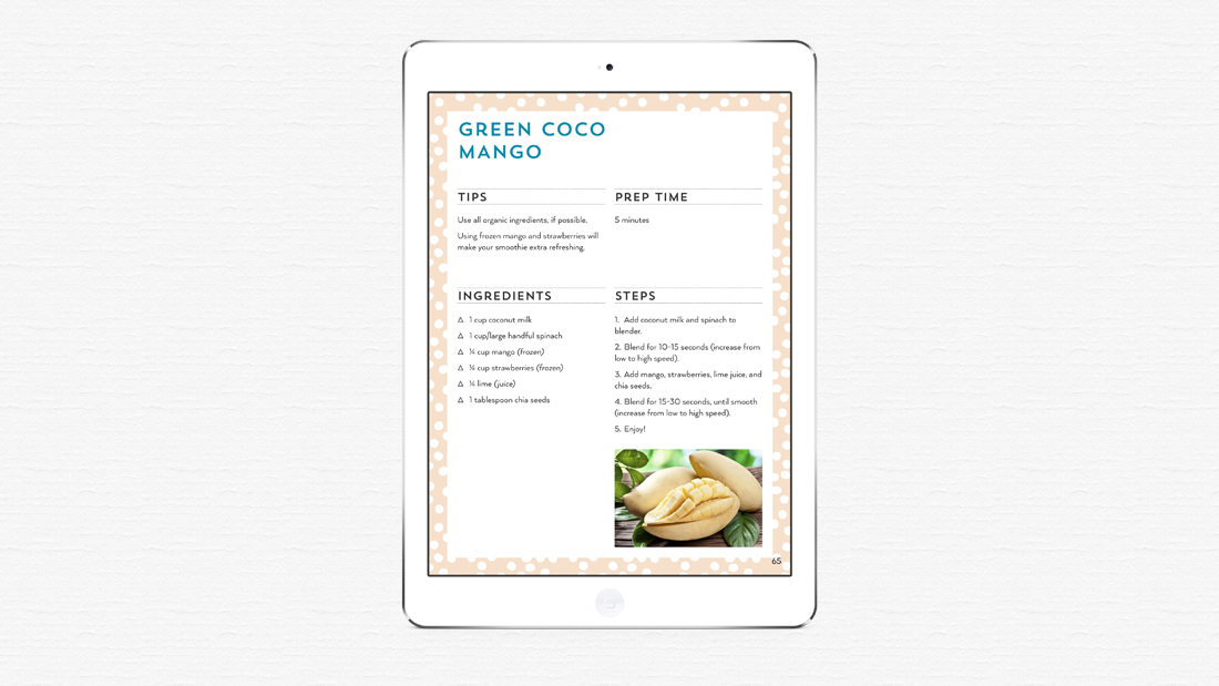 styling  smoothies ebook pdf ebooks pdf ebook recipe design recipe recipes Layout
