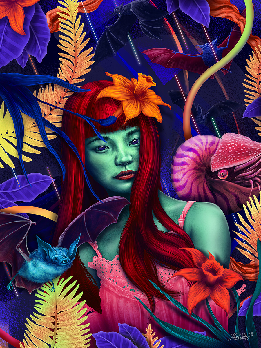 citizens jungle of the ladislas portraits colors design graphic Nature Digital Art 